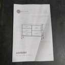 WLIVE Black Dresser for Bedroom, 5 Fabric Chest of Drawers