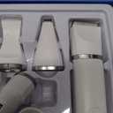 Veeconn Dog Clippers Grooming Kit Hair Clipper-Low Noise Paw Trimmer- Rechargeable - Cordless Quiet Nail Grinder Shaver for Cats and Other Pets (White)