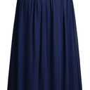 MISSMAY Women's Vintage Floral Lace V Neck Evening Bridesmaid Formal Long Dress (XXL)