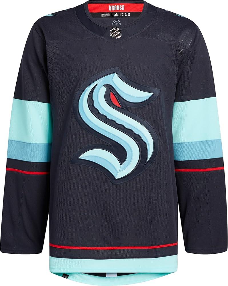adidas Seattle Kraken Authentic Navy Home Jersey 50
