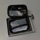 PQRQP 3 in 1 Microphone for iPhone/Android/Camera, Wireless Microphones, 328ft Transmission, 18H Battery Life, Mini Microphone for Record Interview, Vlogs, Tiktok, Bags & Cases (Ebony Black)