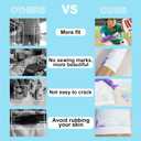 ShinHye Gardening Sleeves UV Protection Cooling Sleeves Seamless Farmers Sleeves Anti-Scratch Arm Sleeves for Gardening UPF 1000+