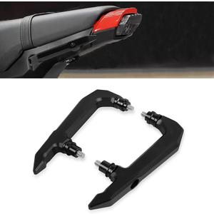 GROM Passenger Grab Bars Rear Seat Pillion Grab Handles Hand Grip Rails Replacement for Honda Grom 125 MSX125 2022 2023 2024 2025 2026(Black)