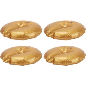 4 Pieces Golden Water Bag for Arch Stands Base, Heavy Weight Water Bag for Wedding Birthday Party Arch Backdrop Stand, Metal Arch Frame Base, Water Fillable Base