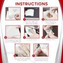 BubblePop! Printable Temporary Tattoo Paper for Laser Printer - Skin-Safe, Water-Resistant Tattoo Paper for Printer - Make Your Own Temporary Tattoos with Blank 8.5x11” Sheets - 10 Set