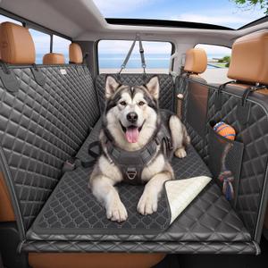 Hard Bottom Dog Truck Seat Cover, Back Seat Extender with Washable Mat, XL
Military-Grade Protection, 650LB Support, 45% More Space for Large Dogs, Waterproof, Fits Crew Cab Trucks & Large SUVs