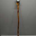 Brazos Rustic Wood Walking Stick, Hickory, Traditional Style Handle, for Men & Women, Made in The USA, 41 Inch