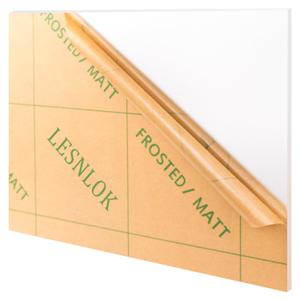 Lesnlok 24 x 36 Frosted Acrylic Sheet 1/4 inch Thick 6mm 1 Piece Bouble Sided Frosted Plexiglass Sheet,Transmittance 86%, for Decoration (1, Frosted Transparent, 24 x 36 x 1/4)