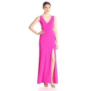 PRETTYGARDEN Wedding Guest Dresses for Women 2025 Summer Formal Gala Maxi Dress Ruffle Mermaid Cocktail Long Dresses (Small, Rose Red)