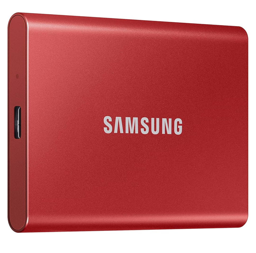 Portable SSD T7 USB 3.2 2TB (Metallic Red)