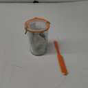 POLYHNIA Sourdough Starter Jar, Wide Mouth Glass Kit for Easy Fermentation, Reusable 27 oz Bread Baking Supplies for Bakery Lovers