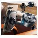 LISEN Electric Retractable Car Phone Mount, iPhone Vacuum Electric Suction Cup Phone Mount, Suction Cup Magnetic Phone Holder, only for Mirror, for iPhone 17 Pro Max Plus 16 15 ~ X, Samsung Galaxy S25 Black