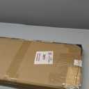 38 Inch Vertical Hockey Stick Rack Wooden Hold 7 Hockey Sticks Holder Stand Organizer for Players Display Home Garage Storage (Black)