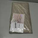 GRANNY SAYS Khaki Bathroom Toilet Rugs U Shaped, Soft Chenille Bathroom Mat, Absorbent Bath Mats 20" x 24", U-Shaped Small Bath Rugs Non Slip Washable, Quick Dry, Thin