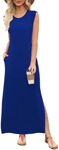 Summer Dresses for Women 2025 Plus Size Spring Clothes Beach Vacation Fashion Maxi Casual Outfits M