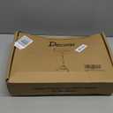 Projector Stand Tripod Adjustable, Laptop Height from 23.5 to 46.5 inches with Gooseneck Phone Holder, Floor for Office, Home, Stage, Studio, DJ Racks Holder Mount (Black)