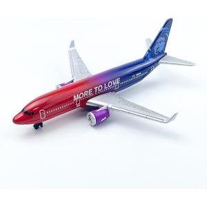 AVIAMUSE Alaska Model Airplane, Multi-Color Livery Single Plane Die-cast Model Planes Aircraft Suitable for Collection & Gifts
