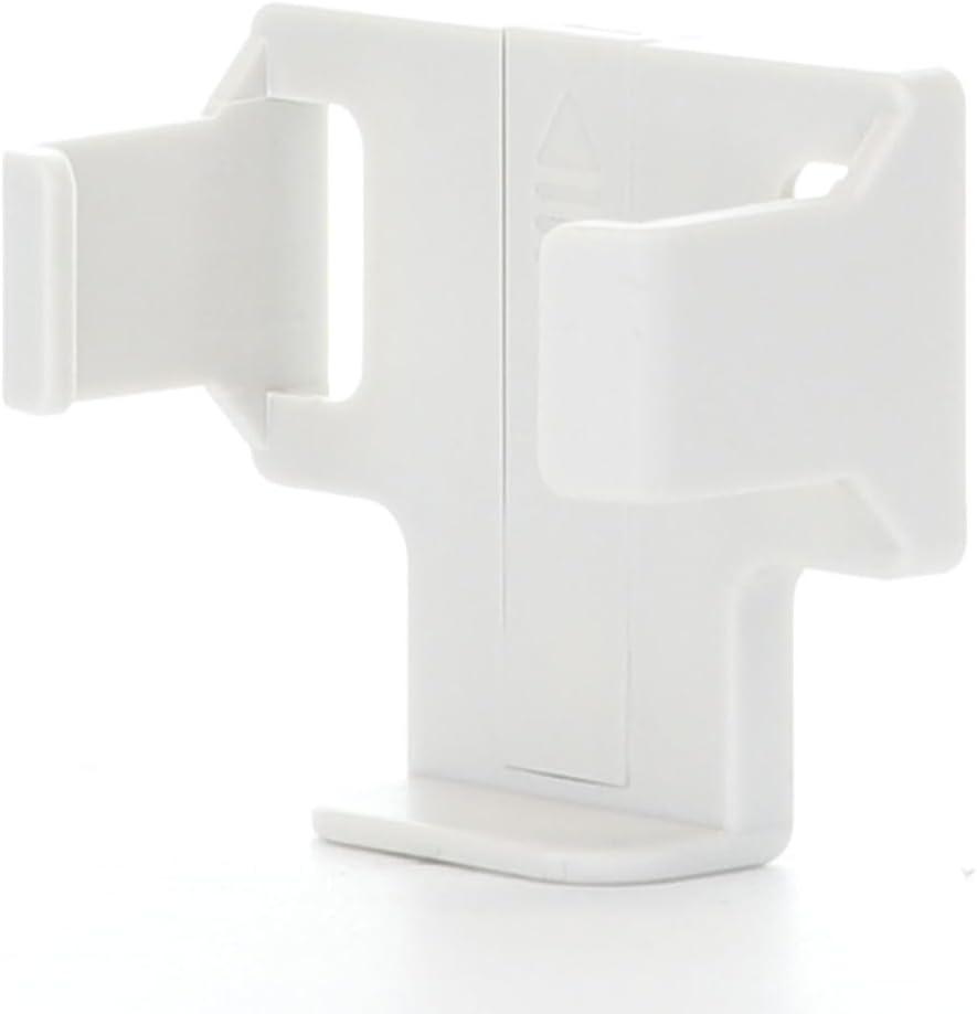 Anderic TR198B (White) Ceiling Fan Remote Control Wall Mount Holder Caddy, Only for Hampton Bay Remote TR198B, Home Decorators Collection Remote Control Wall Mount - RRTR198BWM