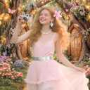 15X10ft Enchanted Forest Backdrop Fairy Tale Magic Garden Wonderland Floral Butterfly Photography Background for Kids Girls Baby Shower Birthday Party Decoration Cake Table Photo Booth Props