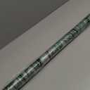 Donox Frosted Glass Window Film Heat Control UV Blocking, Static Cling Reusable Home Bathroom Door Window Privacy Film, Green Leaf Pattern Window Covering with Installation Tool, 35.4 in x 6.5 feet