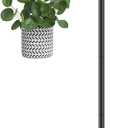 48" Shepherds Hooks for Outdoor, Heavy Duty Garden Bird Feeder Pole for Hanging Bird Feeder, Plant Baskets, Solar Light Lanterns, Outdoor Plant Hanger Hook with 5 Base Prongs,1 Packs