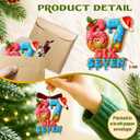 4 x 67 Christmas Ornament - 67 Ornaments for Christmas Tree 2025 - Funny 6 7 for Teens, Kids - Viral Xmas Acrylic Decoration, Teen Girls Trendy Stuff - Meme Funny White Elephant Gifts (Six Seven Ornament Text)