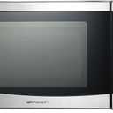 Emerson 1.2 Cu. Ft. Microwave Oven with Inverter, Timer & LED Display, 1000W, 10 Power Levels, 8 Pre-Programmed Settings, Removable Glass Turntable with Child Safe Lock, MWI1212SS, Stainless Steel