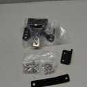 Benlari Driver Backrest Bracket, Adjustable Rider Driver Backrest Mounting Hardware Kit Fit for Harley Davidson Touring Street Glide Road Glide Electra Glide Road King CVO 1988-2024, Black