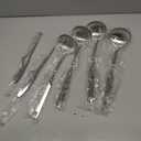 6 PCS Soup Ladle pot Colander & BBQ Tongs Hotpot Kit - Shabu Shabu Utensils Set for Camping, Barbecue & Kitchen Cooking Ladle Set