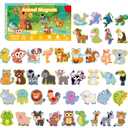 Fridge Magnets,43Pcs Farm Animals Cute Magnets for Refrigerator Whiteboard,Full Back Magnet Animal Magnets Gifts for Girls and Boys