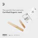 D'Addario Organic Select Jazz Filed Tenor Sax Reeds 2 Soft, 5-Pack (Beige, S)