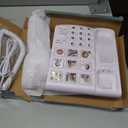 Corded Landline Phones for Seniors - Memory Phone for Dementia/Alzheimers, 9 Big Picture Buttons & One-Click Dialing - Hands-Free Calling, 110dB Loud Ringer - for Visual Hearing & Memory Impairments