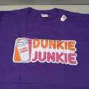 Funny Dunkie Junkie Coffee Love Funny Coffee Saying T-Shirt, Size M