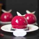 3D Ball Shape Sphere Silicone Molds,Baking Mold for Mousse Cake,Silicone Mold for Baking Cakes, French Dessert for Pastry Chocolate,Soap and Ice Cream