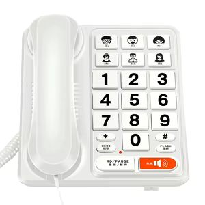 Large Button Phones for Seniors - Big Button Telephone, Extra Loud Volume, Hearing Aid Compatible, Easy Operation for Elderly