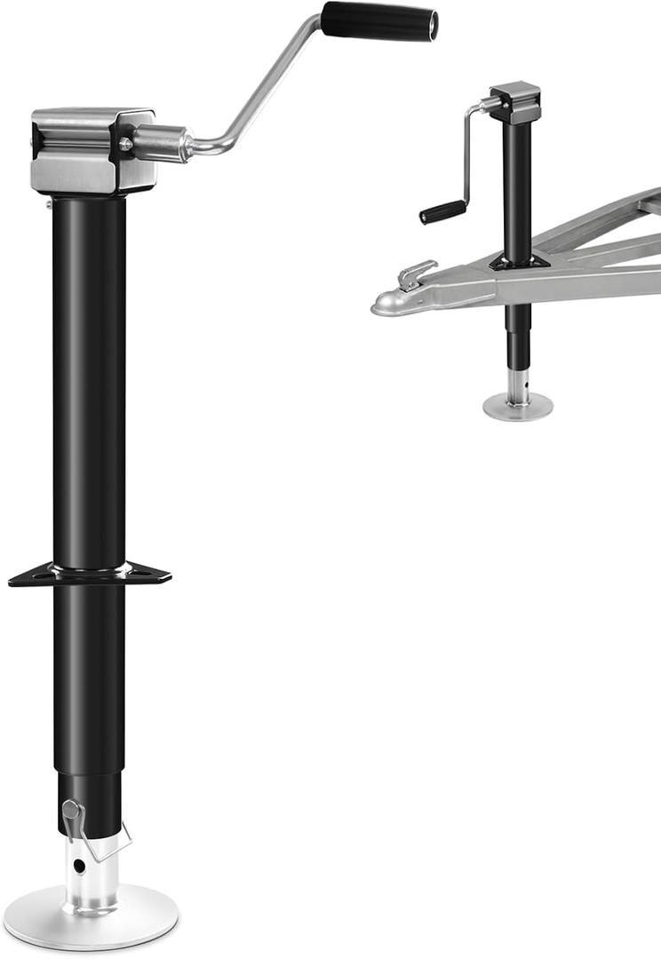 6000LBS A-Frame Trailer Jack, Manual & 20–24V Drill-Powered Operation