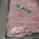 AVOIN colorlife Easter Rabbits Pink Embroidered Throw Pillow Covers, 12 x 20 Inch Bunny Soft Plush Faux Fur Jacquard Cushion Case Decoration for Sofa Couch Set of 2