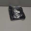 QINSEN Womens Square Neck Tennis Dress Pleated Sleeveless Built-in Shorts Golf Athletic Dress with Pockets (Large, Black)