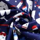 July 4th Scrub Tops Women Vneck American Flag Prints Independence Day Patriotic Working Uniforms Pocketed Holiday Shirt (XXL)