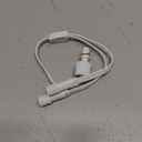 1 Female to 2 Male Y-Splitter for Govee Permanent Outdoor Lights, Y-Shaped Extension Cable Compatible with Govee H705A H705B H705C 3 Pin Permanent Outdoor Lights