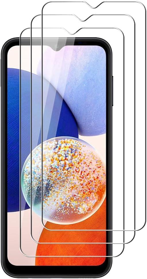 3 Pack Screen Protector For Samsung Galaxy A14 / Galaxy A23 (4G / 5G) Tempered Glass, Anti Scratch, HD Clear