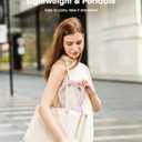 LEMOISTAR Portable Neck Fan, Hands Free Bladeless Fan, 360 Cooling Personal Fan, Battery USB Rechargeable 3 Speed Adjustable Wearable Fan for Outdoor Indoor Office Travel Sports Women(Pink)