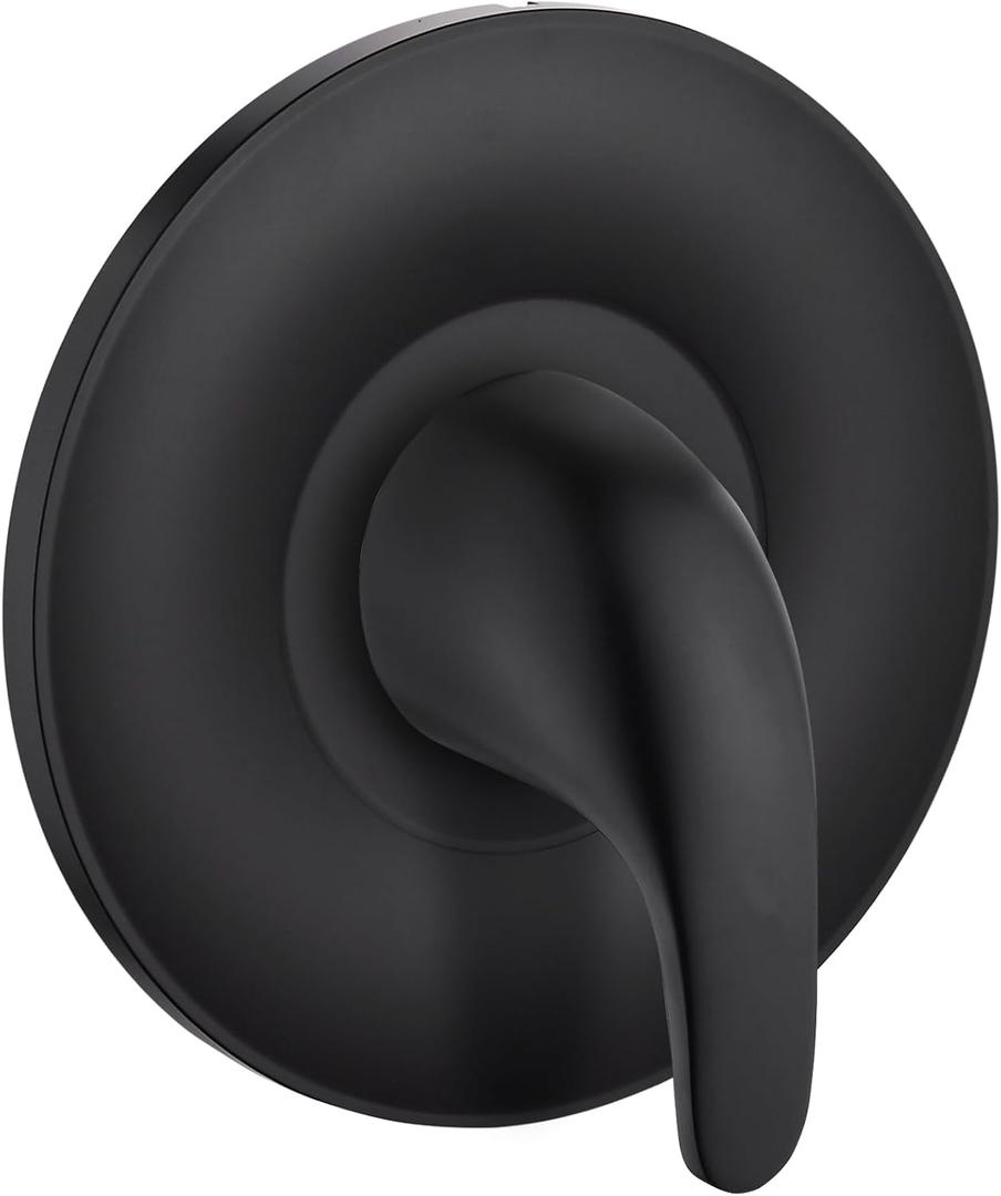 Replacement for Moen Posi-Temp Valve Trim Kit, Shower Valve Trim for Single-Handle Shower Valves, Compatible with Moen Posi-Temp Series, Matte Black Shower Trim Kit