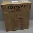 Joyway Carry on Luggage Airline Approved with TSA Lock, Hard Shell 18 Inch Travel Carry-on Suitcase with Spinner Wheels (White)