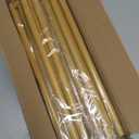 WellSign Over The Table Rod Stand with Clamps 31"-110" Length 31"-64" Height Adjustable Metal Table Hanging Decor Rod with Storage Bag for Gender Reveal Ceremony Party, Gold Table Balloon Arch Stand