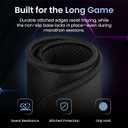 2 x XXL Gaming Mouse Pad, Large Mouse Pad, Office Mat, Non-Slip Rubber Base – Extra Large Size: 35.1 x 15.8 (Black)