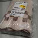 GarveeHome Hallway Runner Rug 2x6 Non Slip Scalloped Washable Rug for Kitchen Entry Stain Resistant Modern Border Throw Floor Carpet Long Runner Mat for Bathroom Living Room Bedside, Beige