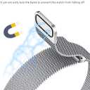 Magnetic Band Compatible for Apple Watch Bands Women Men 40mm 38mm 41mm 42mm 46mm 44mm 45mm 49mm, Stainless Steel Mesh Metal Sport Strap Wristband iWatch Series 11 10 9 8 7 6 5 4 3 2 1 SE Ultra