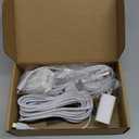 WUKUR 2 Pack Power Adapter Compatible with Ring Stick Up Cam Battery/Plug-in 3rd Gen/2nd Gen & Ring Pan Tilt Stick Up Camera, Indoor/Outdoor Charger Weatherproof Power Cord, 4M/13.1Ft Long