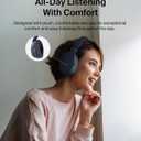 Belkin SoundForm Surround Bluetooth Over-Ear Headphones - Environmental Noise Cancelling Headphones - Wireless w/ 60H Playtime & Soft Ear Cups for iPhone, Galaxy, iPad, Travel, Home, or Office - Blue